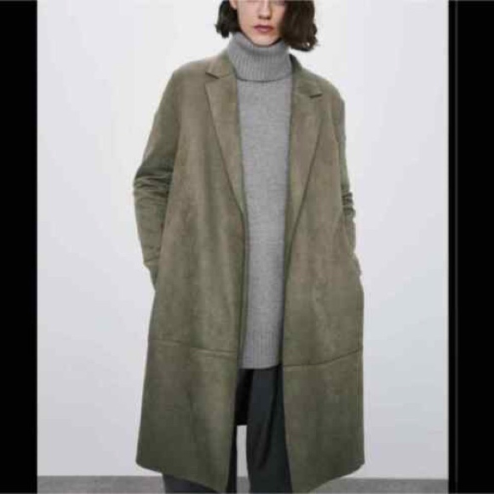 Zara faux suede jacket